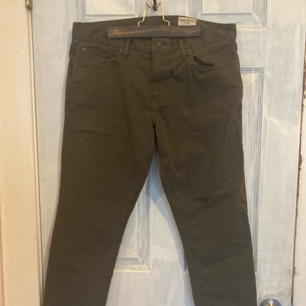 34x28 slim fit chinos in peat. Worn once